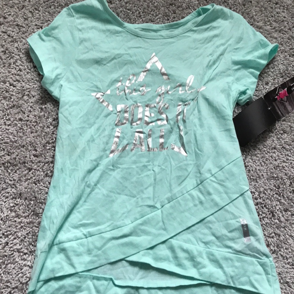 Girls Athletic “this girl DOES IT ALL” Tee